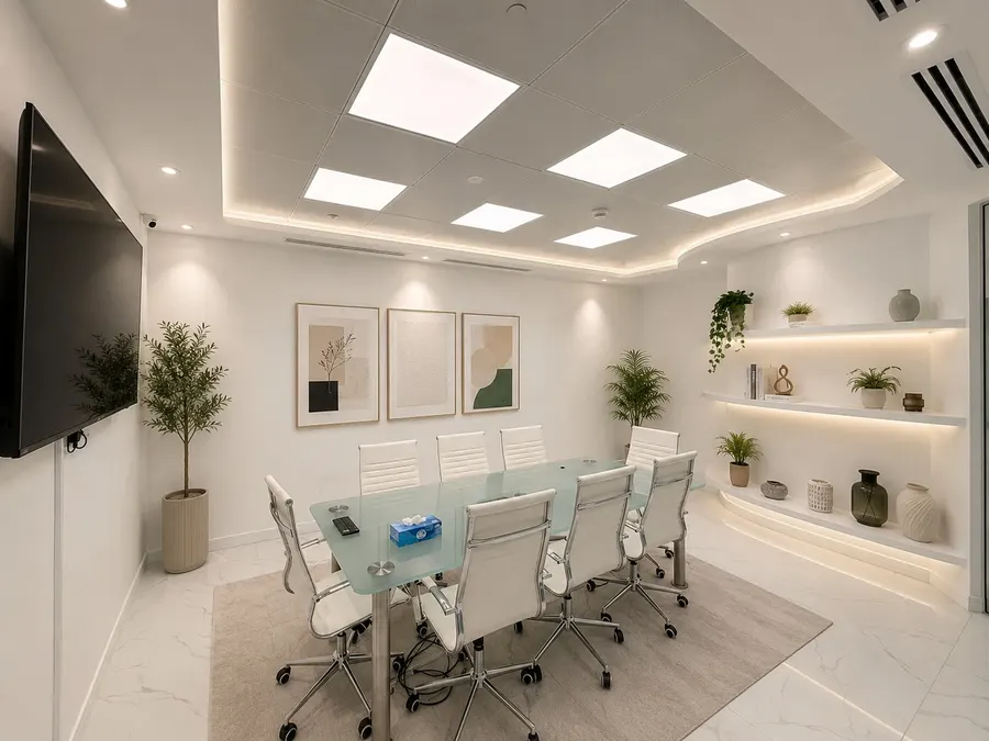Meeting room for hourly hire in ADGM at Aegis Coworking, Addax Tower